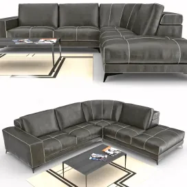 Gamma Charles Sofa